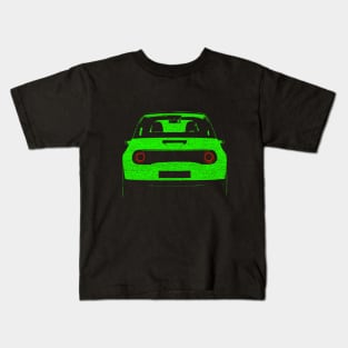 E car electric green car Kids T-Shirt